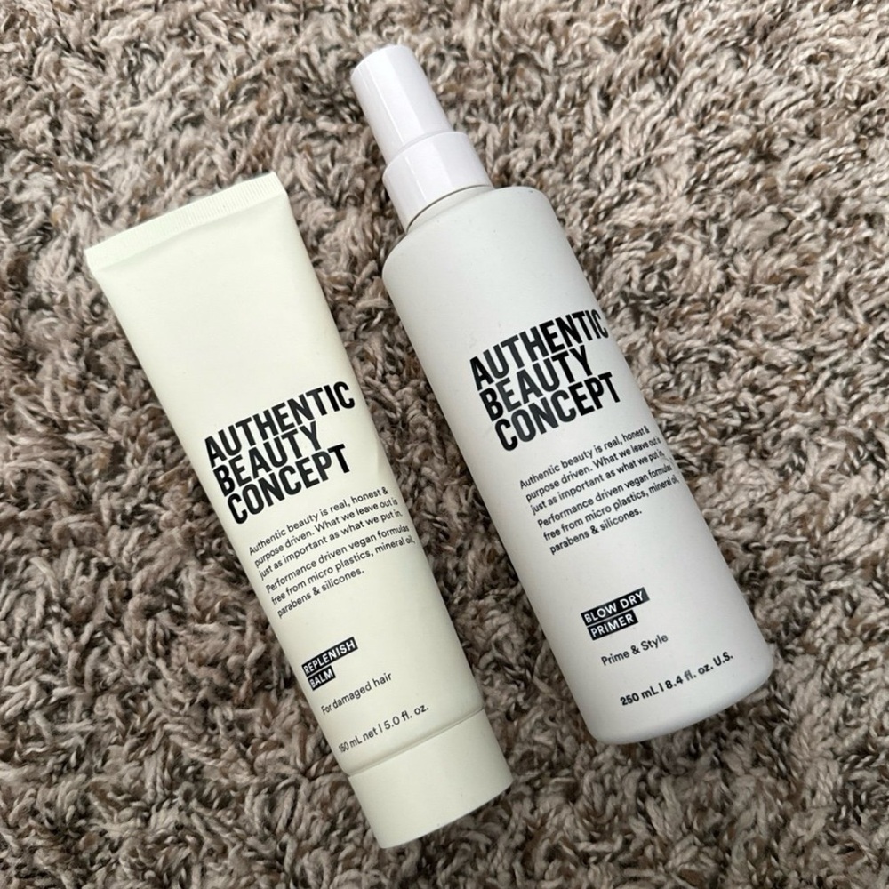 Authentic Beauty Concept Replenish Balm and Blow Dry Primer Set